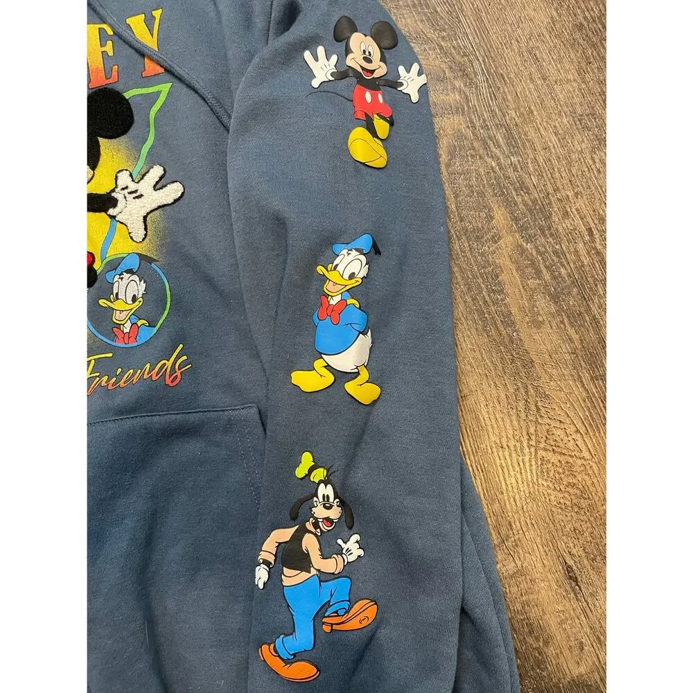 Disney Mickey and Friends Hoodie dark blue mickey mouse size medium unisex